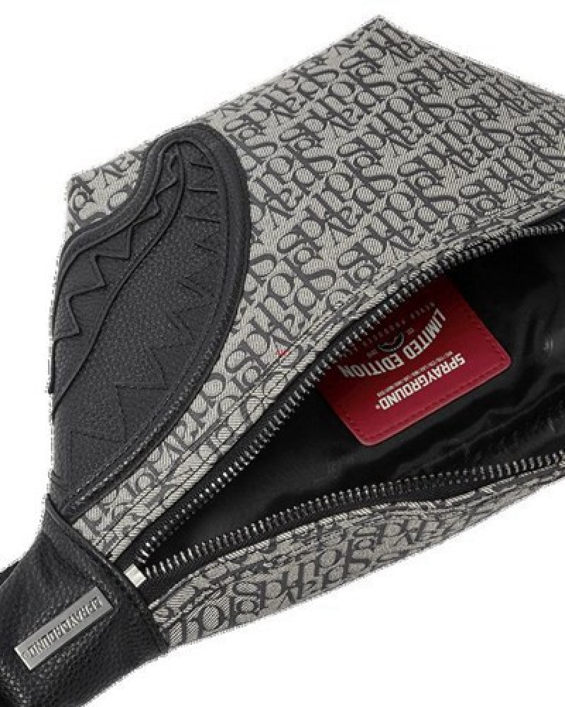 Grey Sprayground Sg All Day Savvy Crossbody Bags | 50948-JLCT