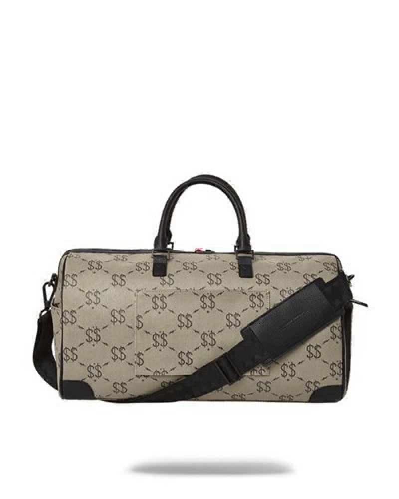 Grey Sprayground The Getaway Duffle Bags | 23856-ODJU