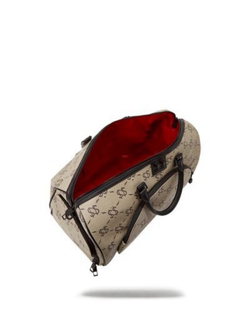 Grey Sprayground The Getaway Duffle Bags | 23856-ODJU