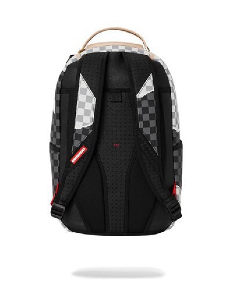 Grey Sprayground Unstoppable Endeavors (Dlxv) Backpacks | 36042-TLIE