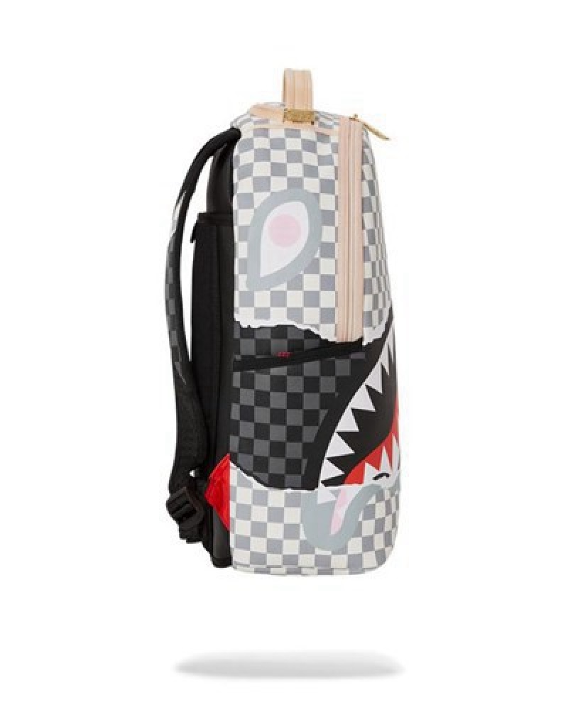 Grey Sprayground Unstoppable Endeavors (Dlxv) Backpacks | 36042-TLIE