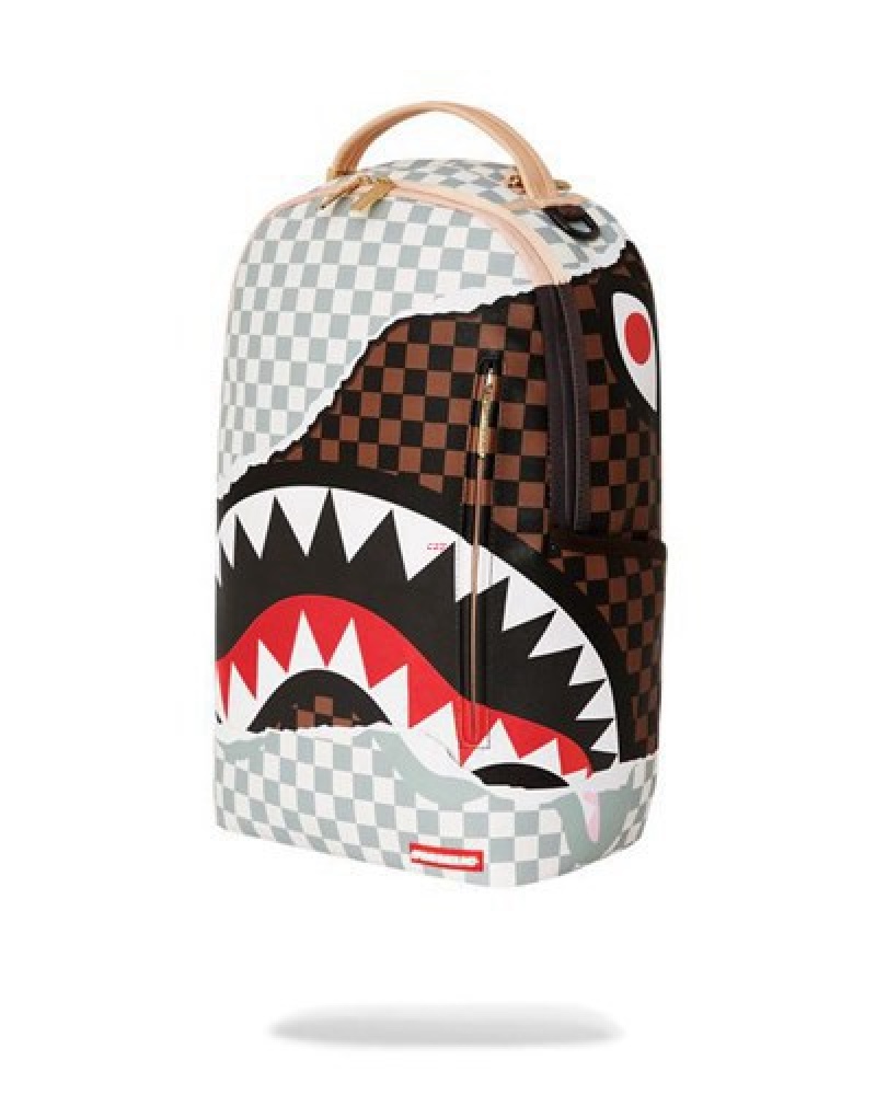 Grey Sprayground Unstoppable Endeavors Ii (Dlxv) Backpacks | 69254-MQVW