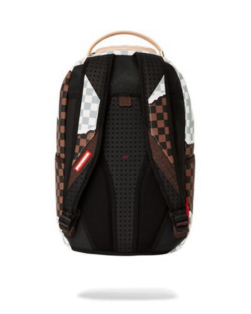 Grey Sprayground Unstoppable Endeavors Ii (Dlxv) Backpacks | 69254-MQVW