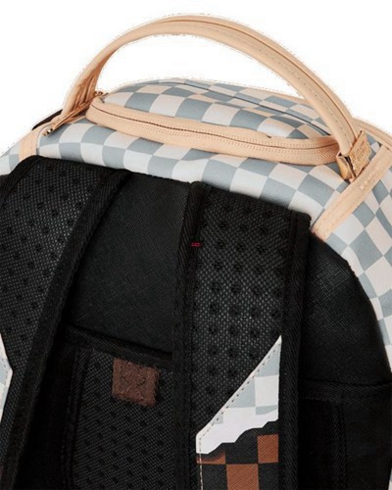 Grey Sprayground Unstoppable Endeavors Ii (Dlxv) Backpacks | 69254-MQVW