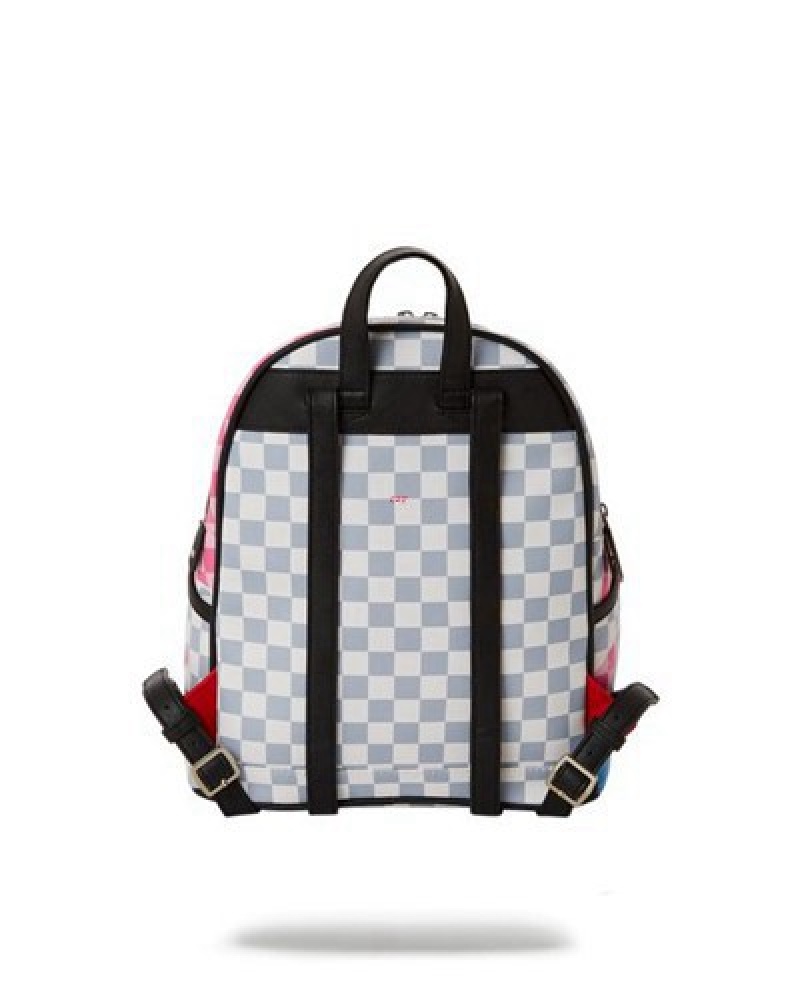 Grey Sprayground Wtf Knockout Savage Backpacks | 83591-VSQF