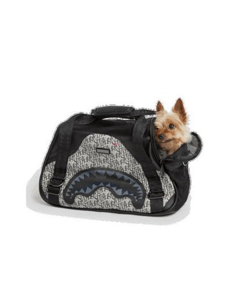 Grey / Black Sprayground Sg All Day Pet Carrier Backpacks | 25837-FVRA