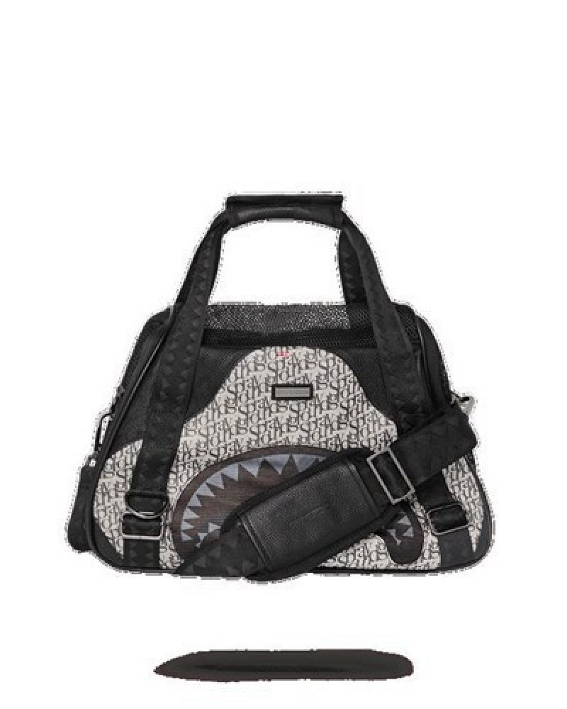 Grey / Black Sprayground Sg All Day Pet Carrier Backpacks | 25837-FVRA