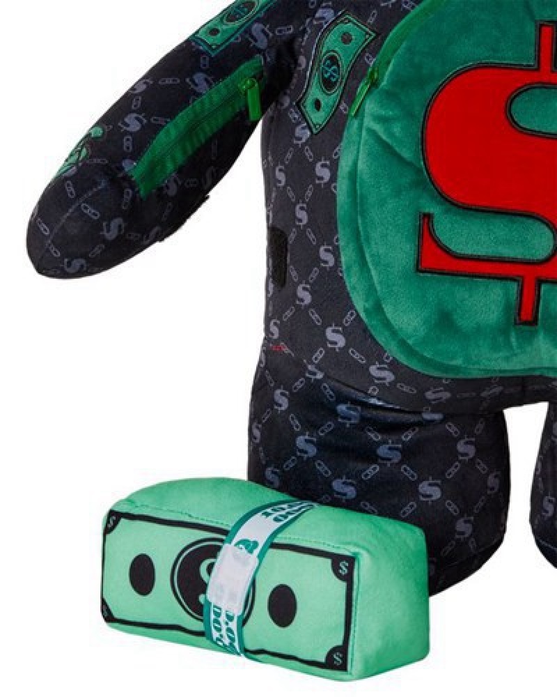 Lavender Sprayground Dinero Moneybear Teddybear Backpacks | 12843-YGXR