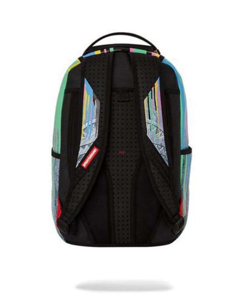 Lavender Sprayground Drippy Stone (Dlxv) Backpacks | 07695-FOZA