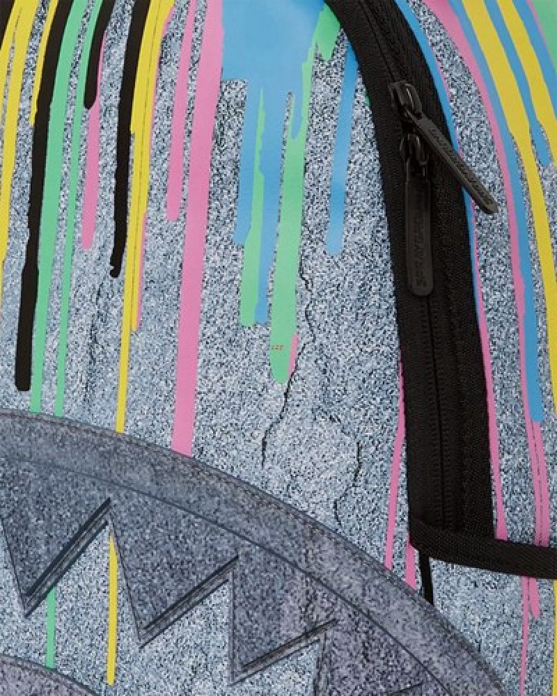 Lavender Sprayground Drippy Stone (Dlxv) Backpacks | 07695-FOZA