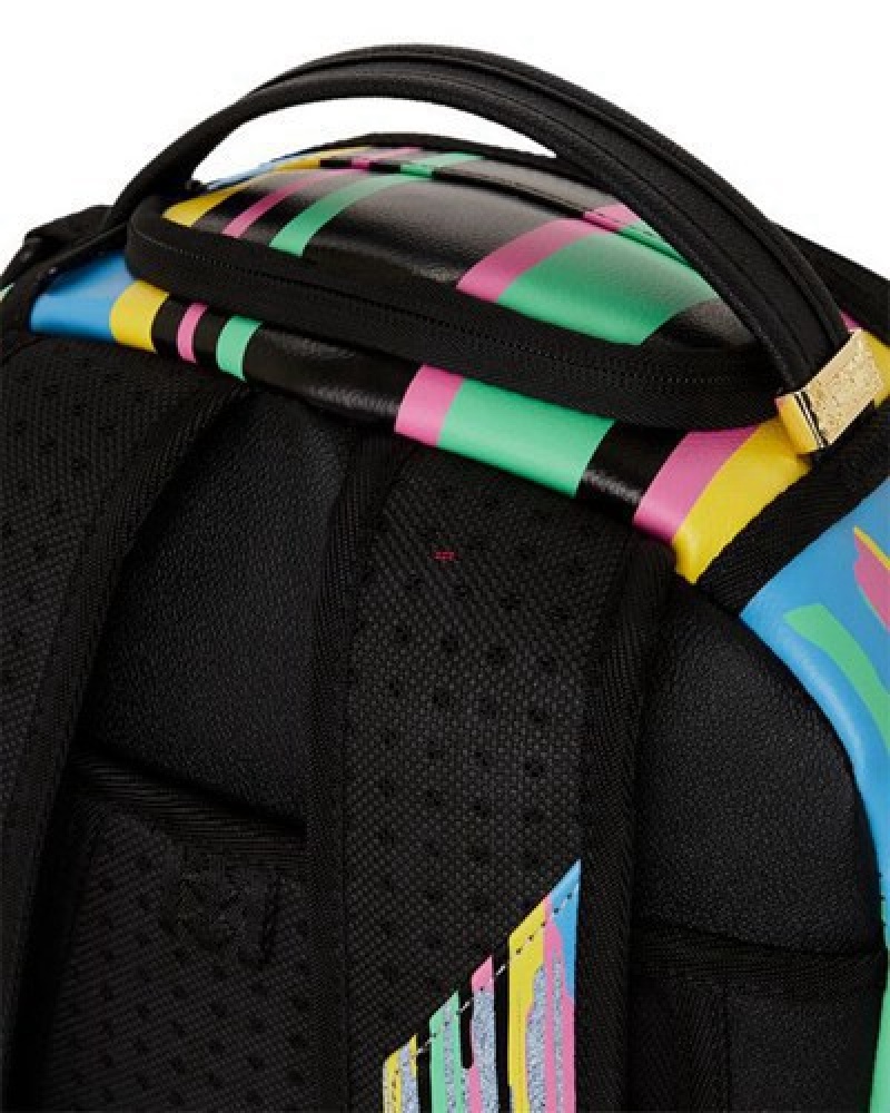 Lavender Sprayground Drippy Stone (Dlxv) Backpacks | 07695-FOZA