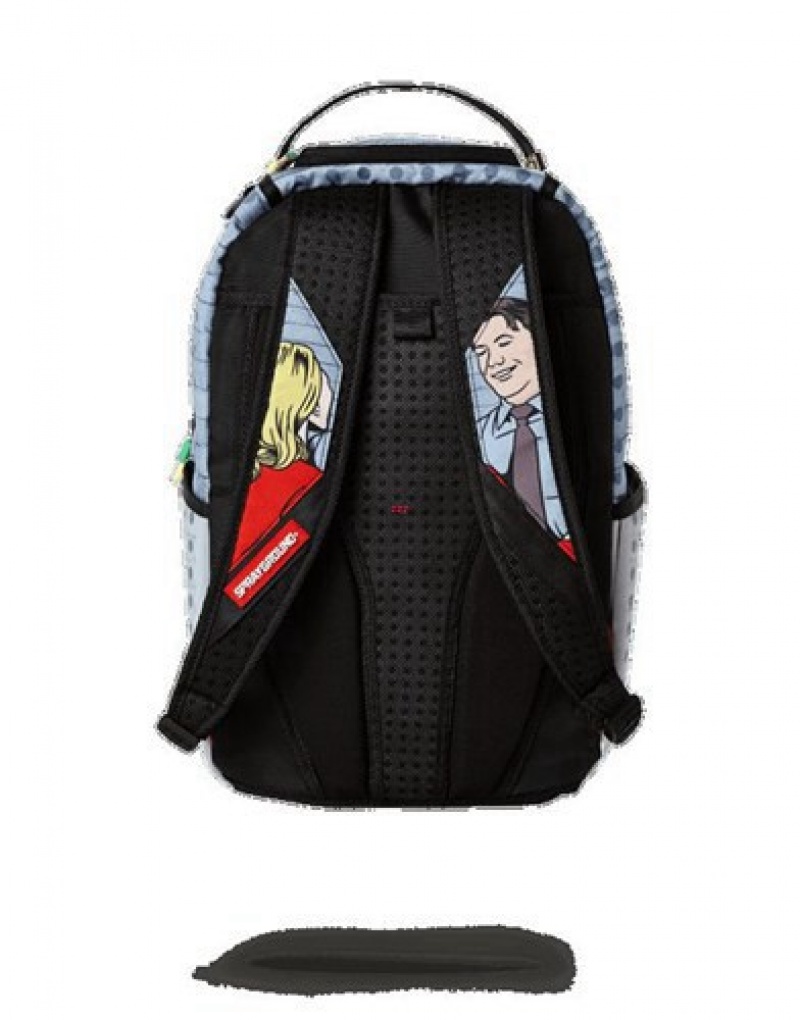 Light Blue Sprayground Zombie Lovers (Lenticular) Backpacks | 35894-TLBV