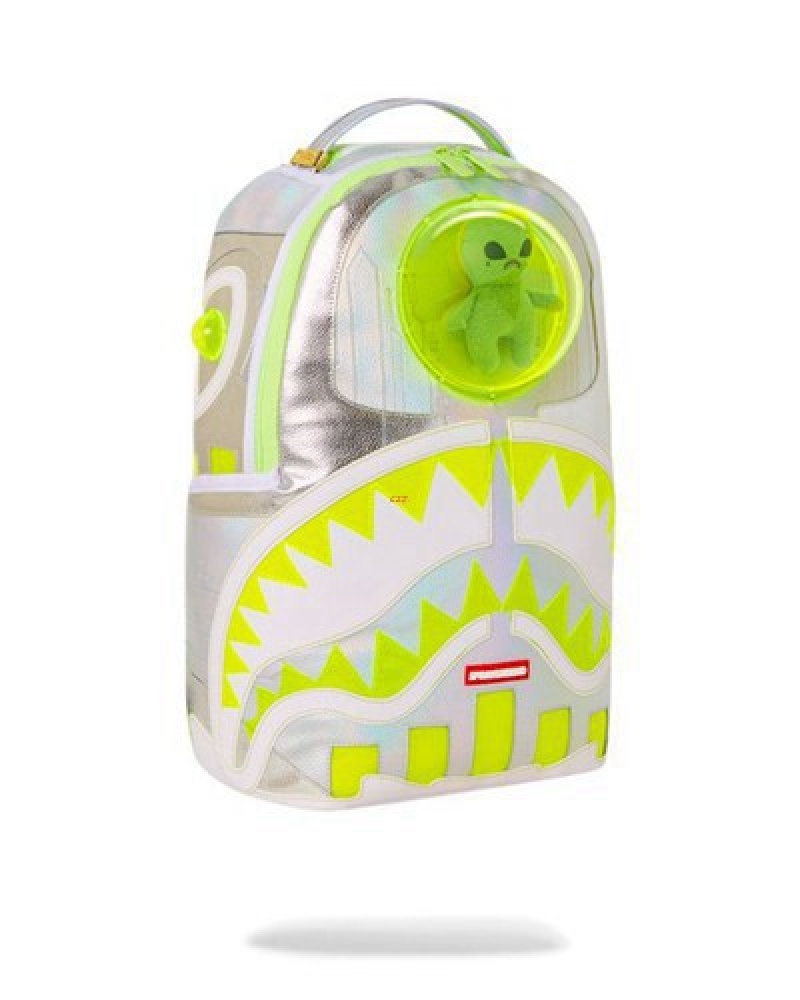 Multicolor Sprayground Alien Mothership Backpacks | 12935-CIFV