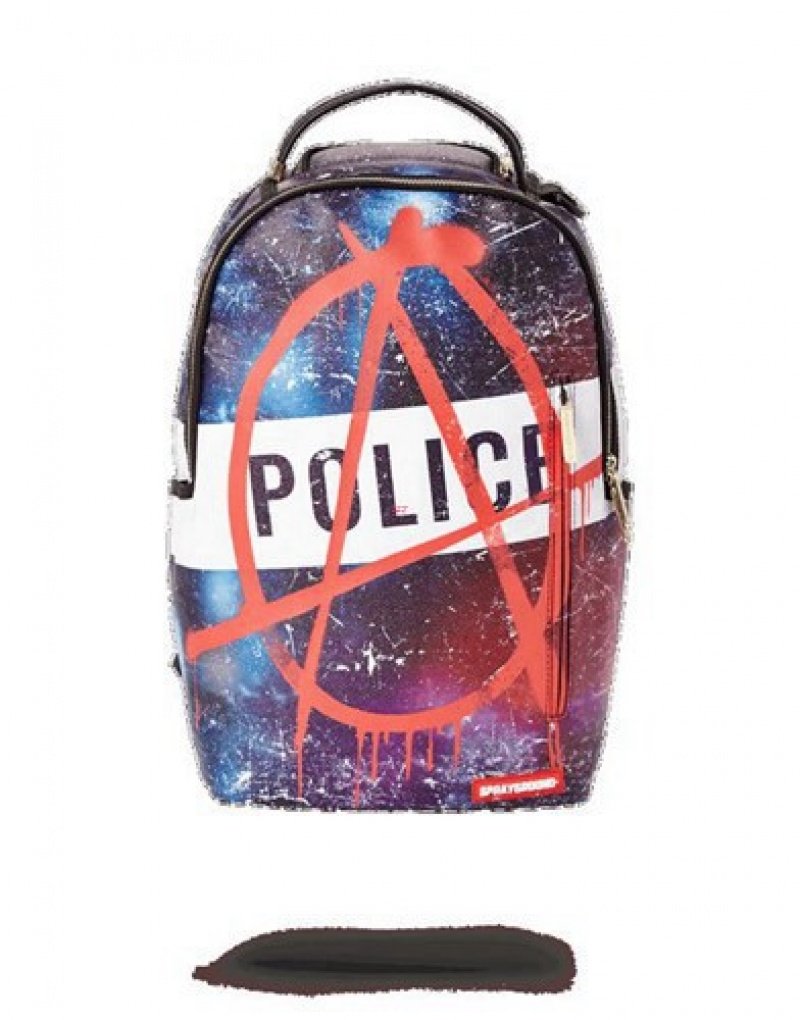 Multicolor Sprayground Anarchy Backpacks | 13267-NWTI