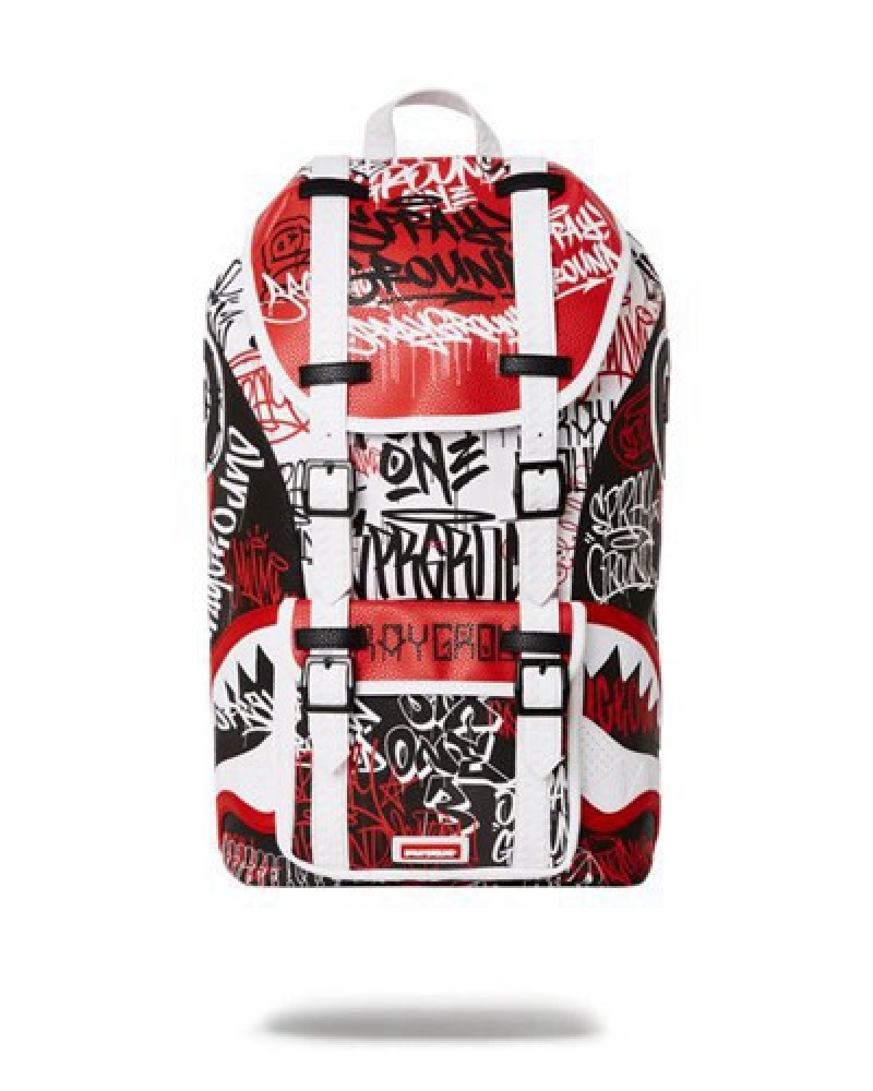 Multicolor Sprayground Mysterious Mastermind Hills Backpacks | 35402-QTLK