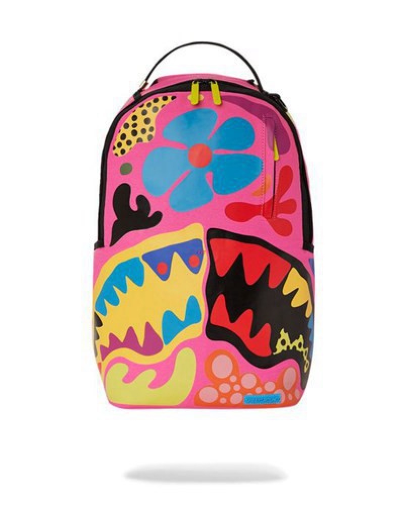 Multicolor Sprayground Psychedelic Voyage Backpacks | 29736-MKQH