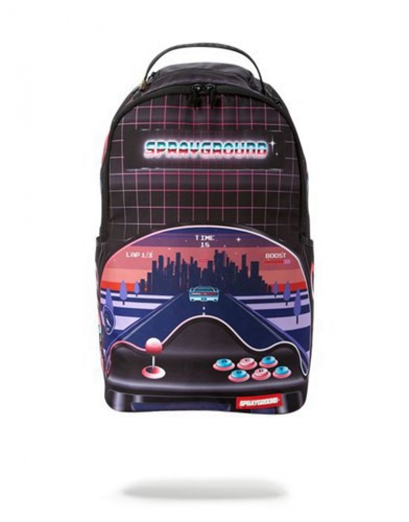 Multicolor Sprayground Sharkade Backpacks | 14382-QZSY