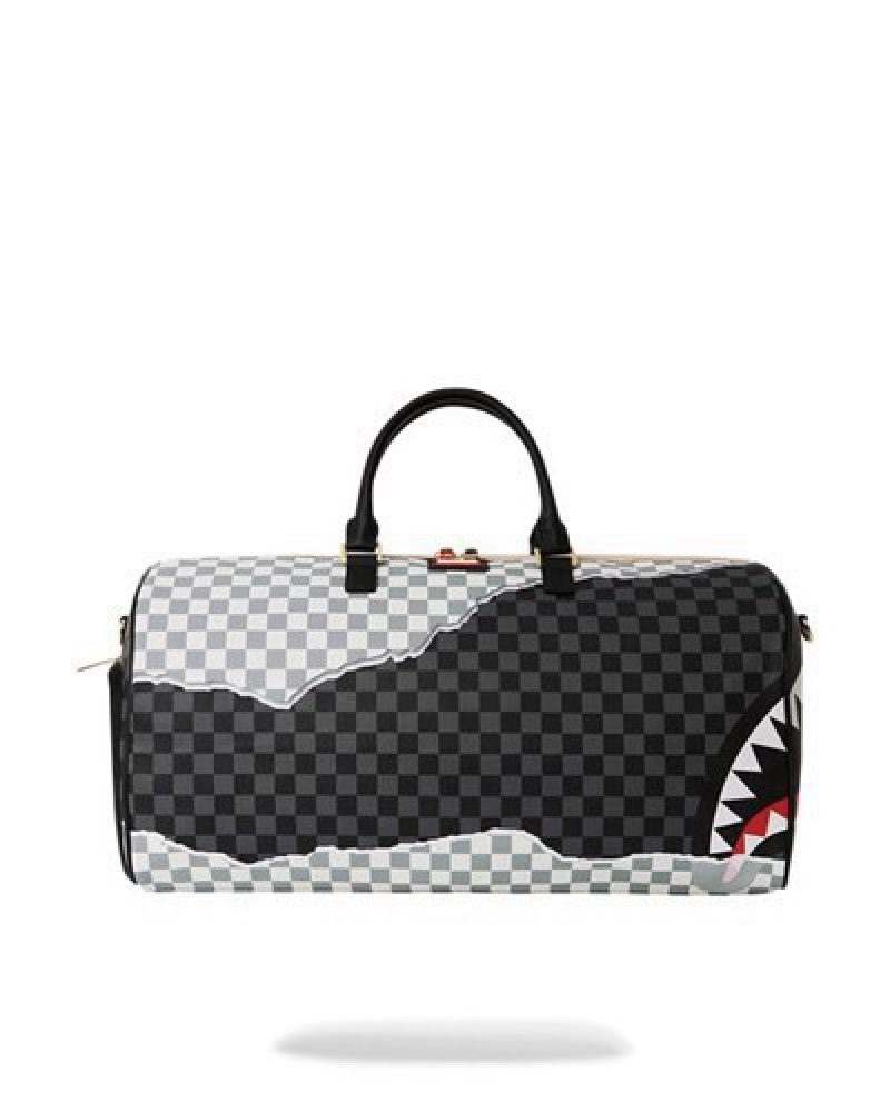 Multicolor Sprayground Unstoppable Endeavors Duffle Bags | 49362-WADV