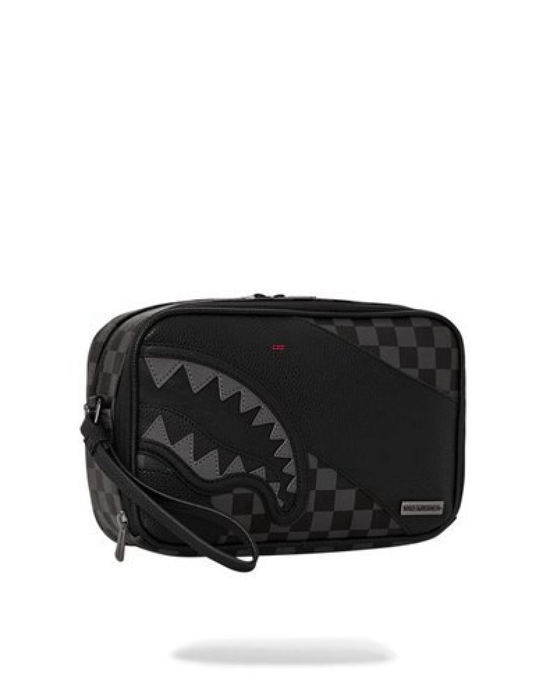 Olive Sprayground Raceway Shadow Phantom Toiletry Bags | 45369-DQIR