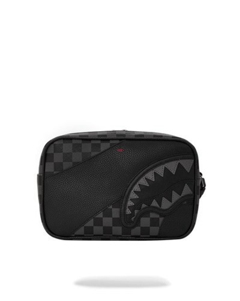 Olive Sprayground Raceway Shadow Phantom Toiletry Bags | 45369-DQIR