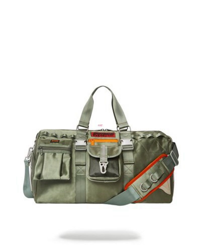 Olive Sprayground Special Ops Airborne Duffle Bags | 19526-RABC