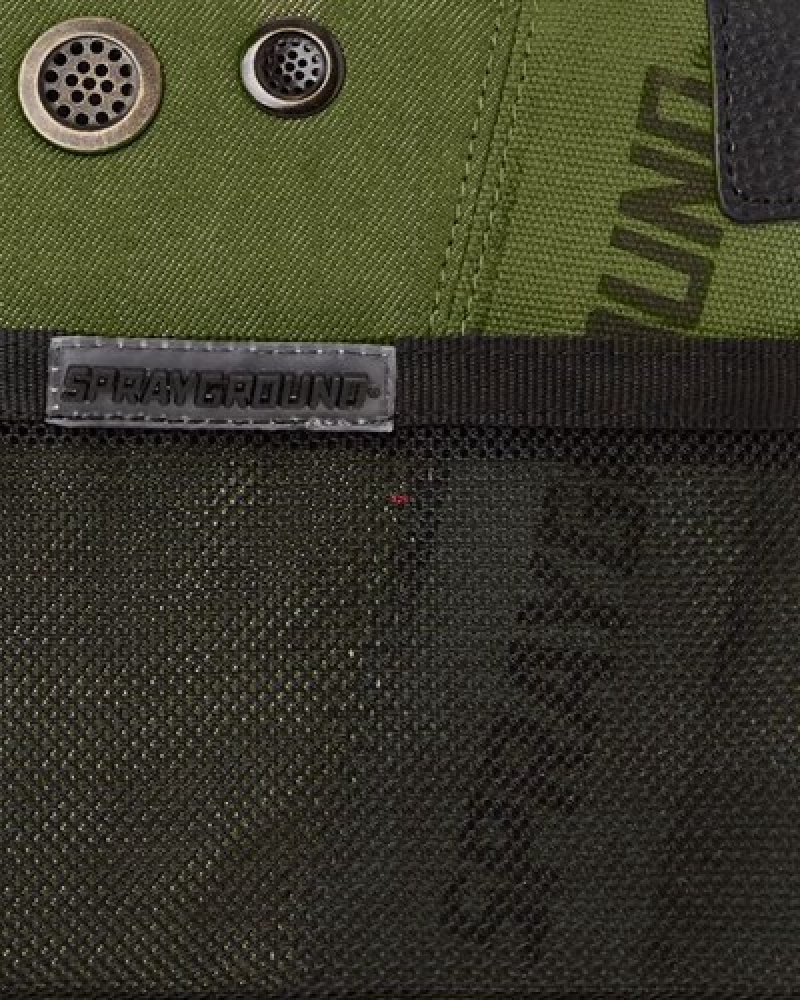 Olive Sprayground Special Ops Operation Succe Brickside Messenger Toiletry Bags | 74192-FIOQ