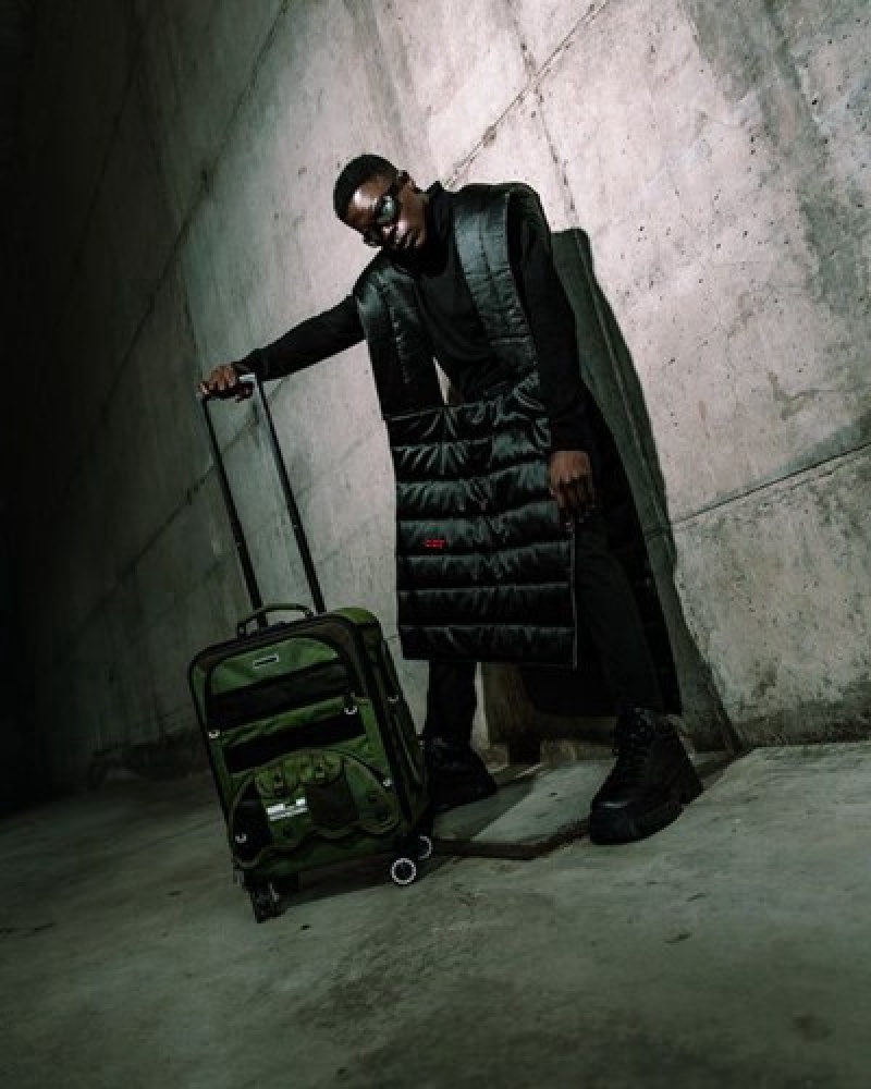 Olive Sprayground Special Ops Operation Succe Jetsetter Carry-on Luggage | 50813-BMSW