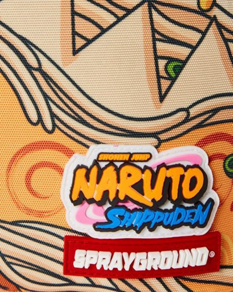 Orange Sprayground Naruto Ramen Shark バージョン2 (Dlxr) Backpacks | 89716-BDTK