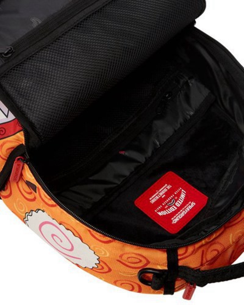 Orange Sprayground Naruto Ramen Shark バージョン2 (Dlxr) Backpacks | 89716-BDTK