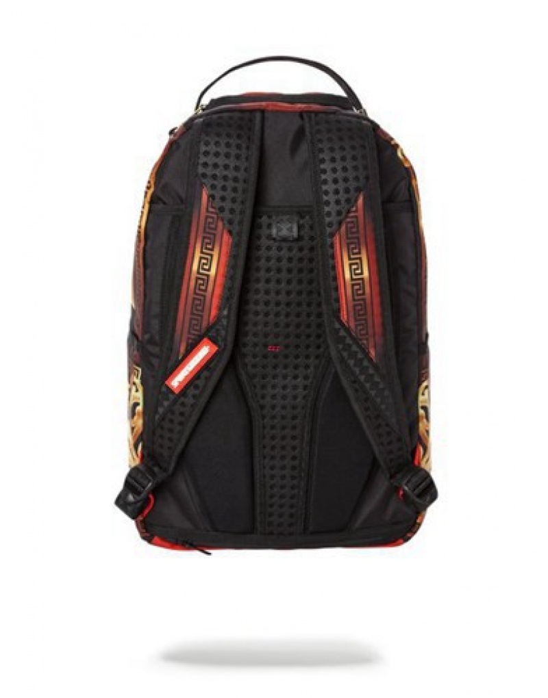 Orange Sprayground Nfl Alvin Kamara Backpacks | 02985-YRQU