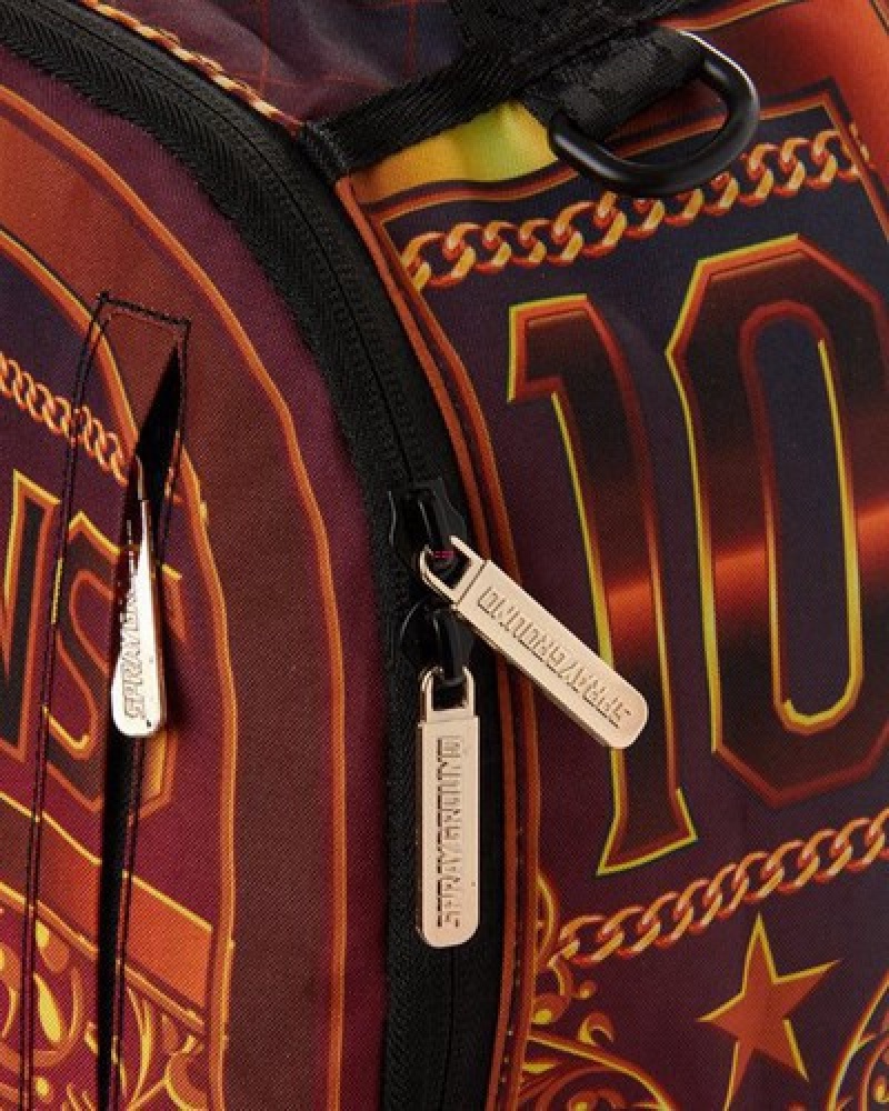 Orange Sprayground Nfl Deandre Hopkins Backpacks | 31879-PBNO