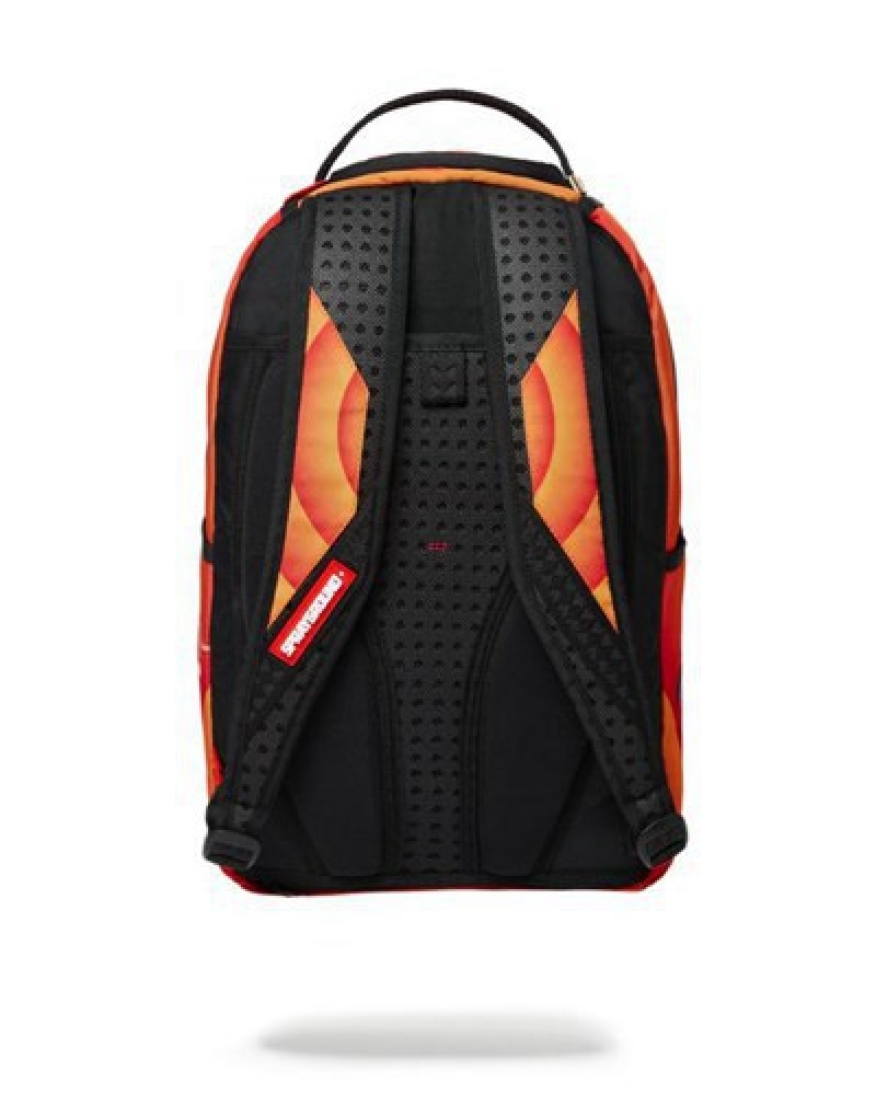 Orange Sprayground Space Jam2 Shark Dunk (Dlxr) Backpacks | 49165-DNCZ