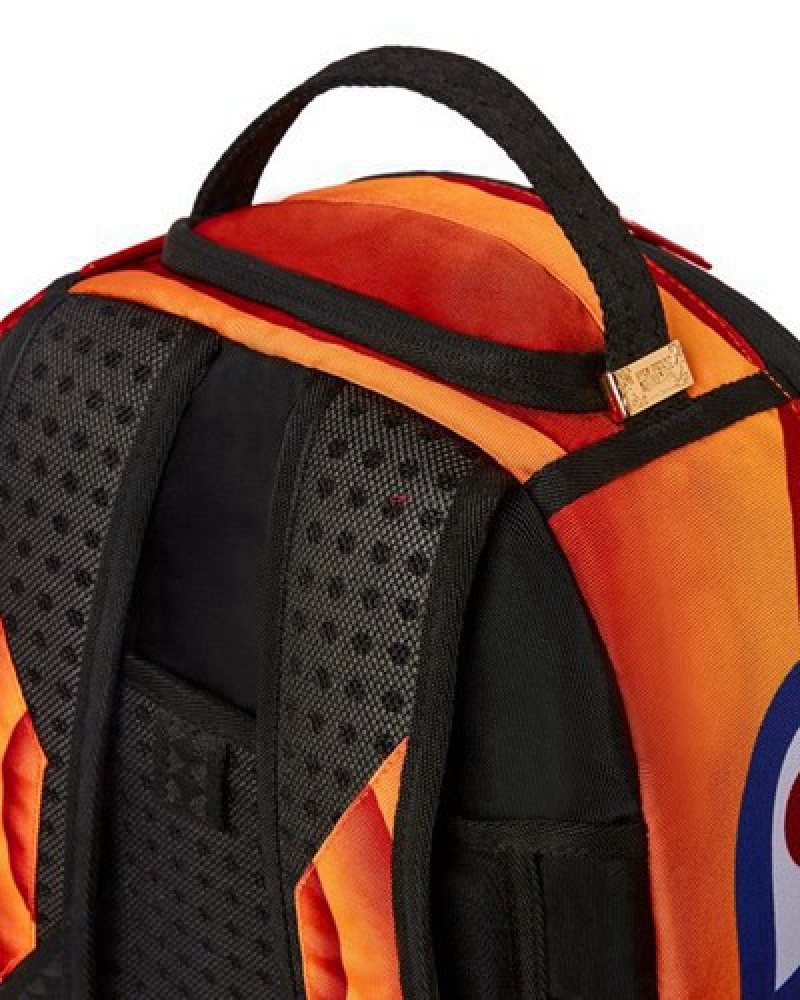 Orange Sprayground Space Jam2 Shark Dunk (Dlxr) Backpacks | 49165-DNCZ