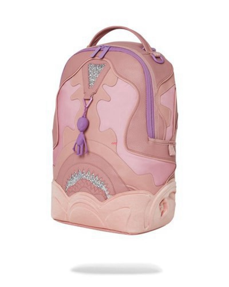 Pink Sprayground Alien Baby Backpacks | 64382-WGIY