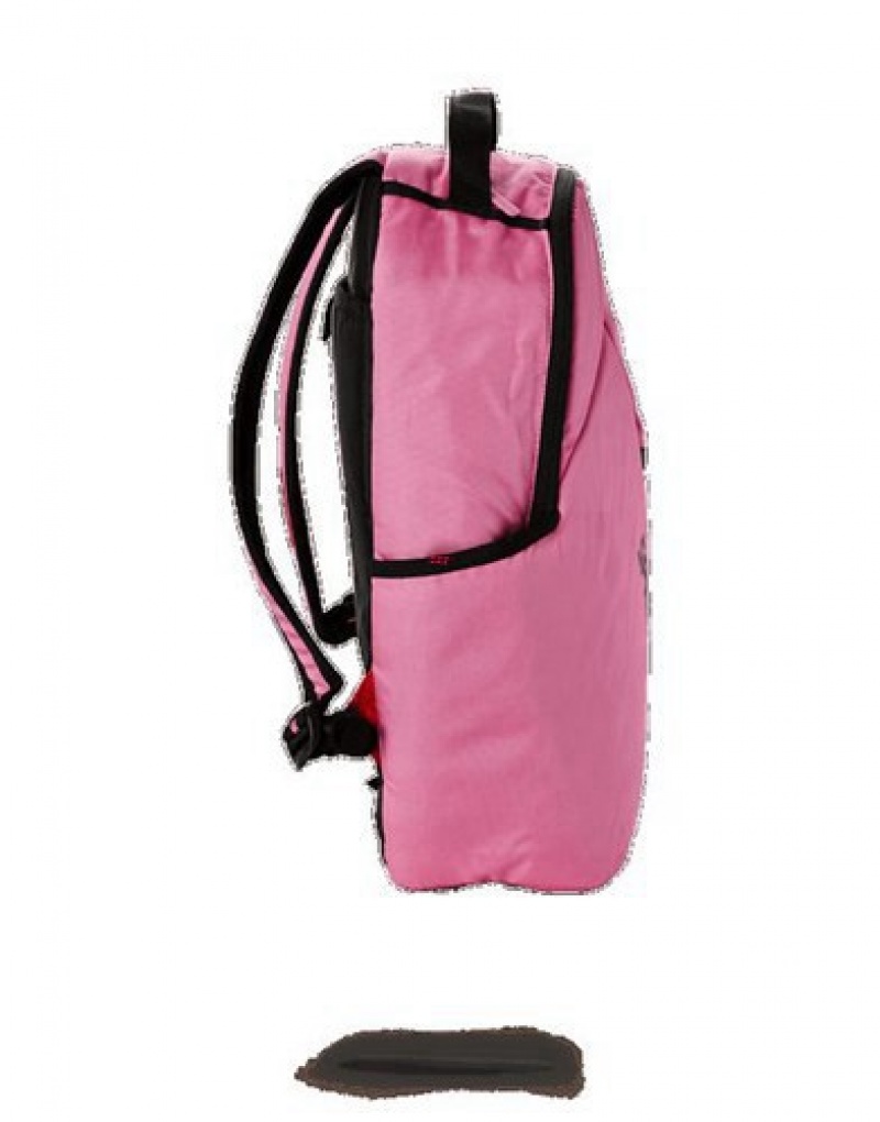 Pink Sprayground Angled Shark Backpacks | 48917-IRFG