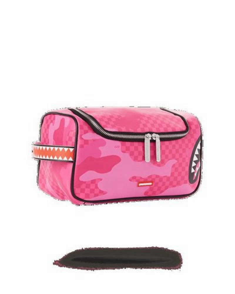 Pink Sprayground Anime Camo Bags | 62319-AROL