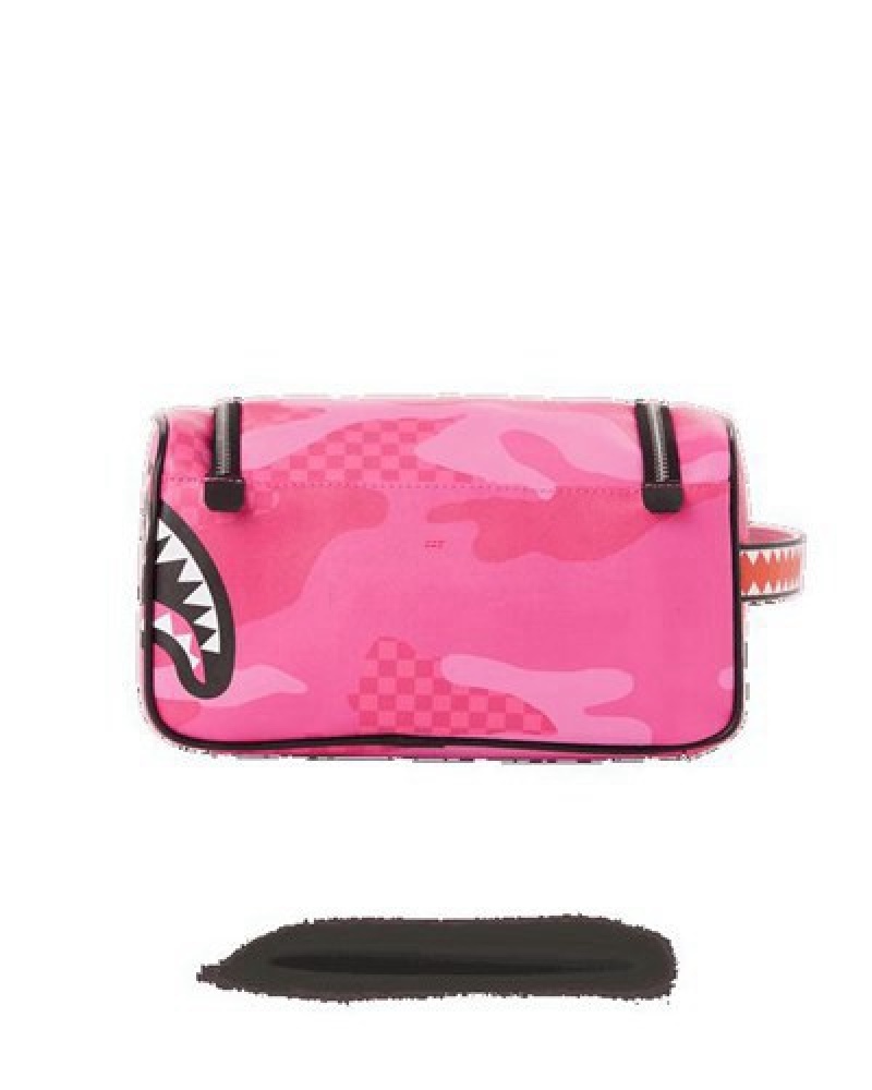 Pink Sprayground Anime Camo Bags | 62319-AROL