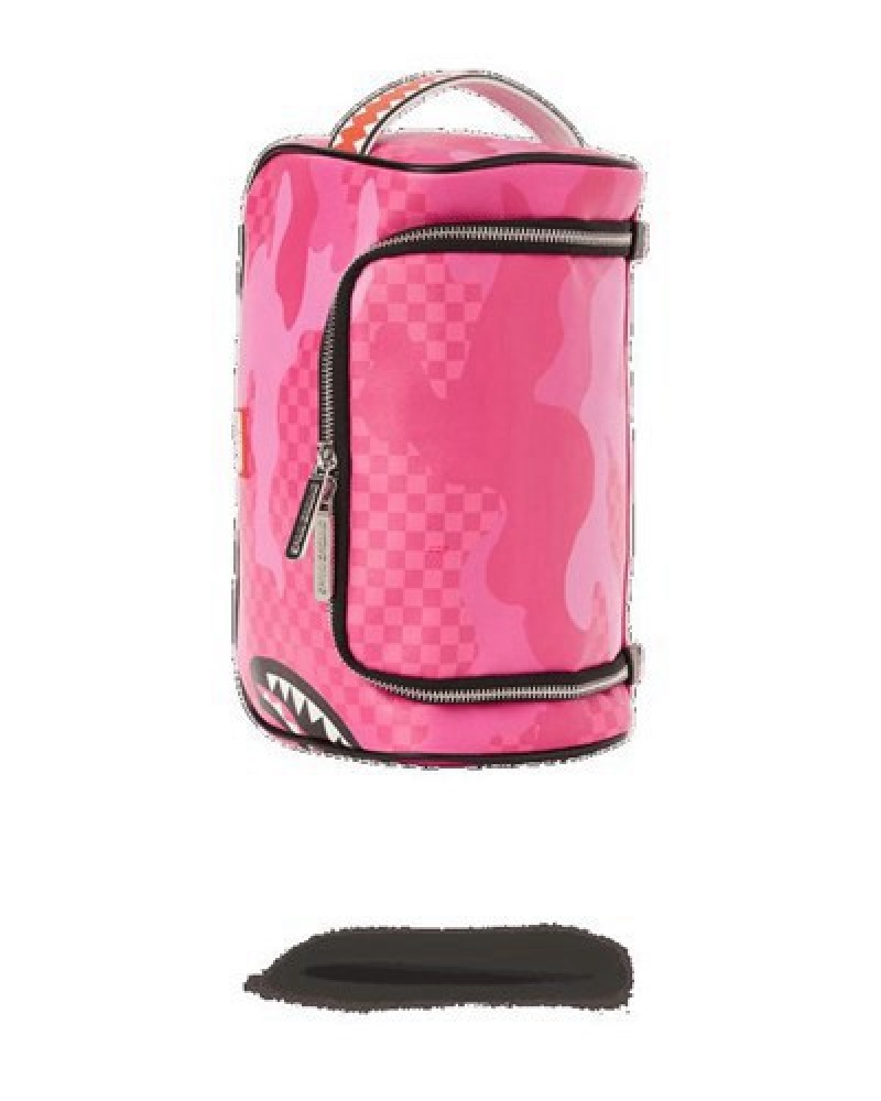 Pink Sprayground Anime Camo Bags | 62319-AROL