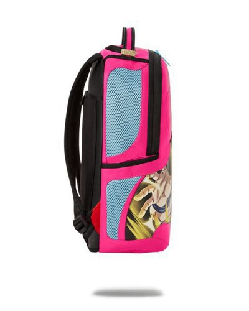 Pink Sprayground Goku Fashion Killa (Dlxv) Backpacks | 56187-XGAS