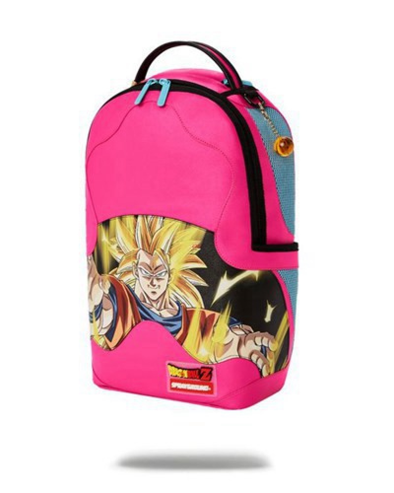 Pink Sprayground Goku Fashion Killa (Dlxv) Backpacks | 56187-XGAS