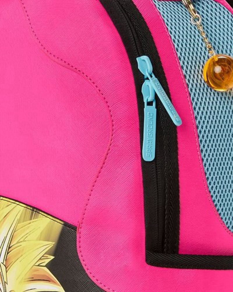 Pink Sprayground Goku Fashion Killa (Dlxv) Backpacks | 56187-XGAS