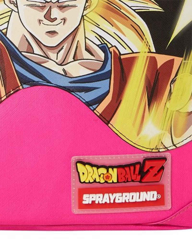 Pink Sprayground Goku Fashion Killa (Dlxv) Backpacks | 56187-XGAS