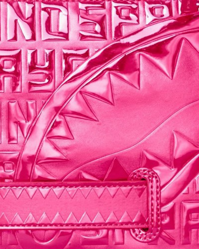 Pink Sprayground Infiniti Pink Diamond Crossover Clutch Bag | 18475-YKCS