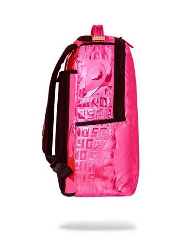 Pink Sprayground Infiniti Pink Diamond (Dlxv) Backpacks | 06814-UGJS