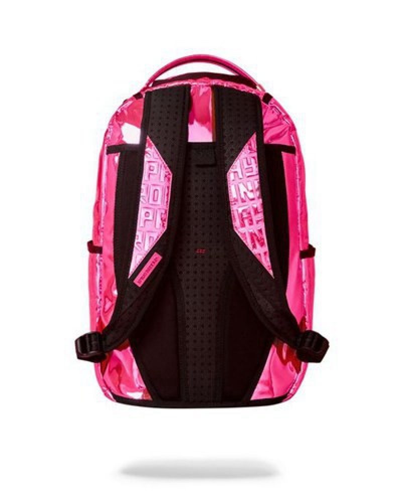 Pink Sprayground Infiniti Pink Diamond (Dlxv) Backpacks | 06814-UGJS