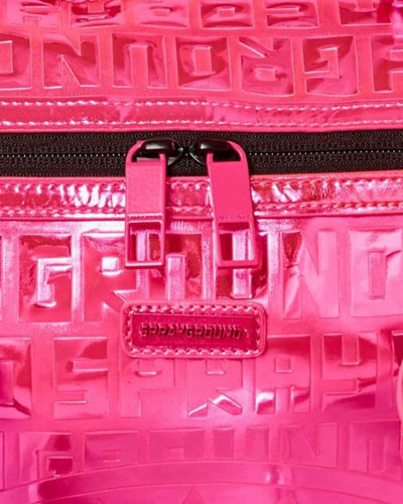 Pink Sprayground Infiniti Pink Diamond Mini Duffle Bags | 60872-HRZL