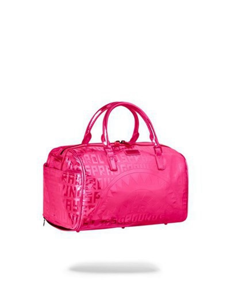 Pink Sprayground Infiniti Pink Diamond Mini Duffle Bags | 60872-HRZL