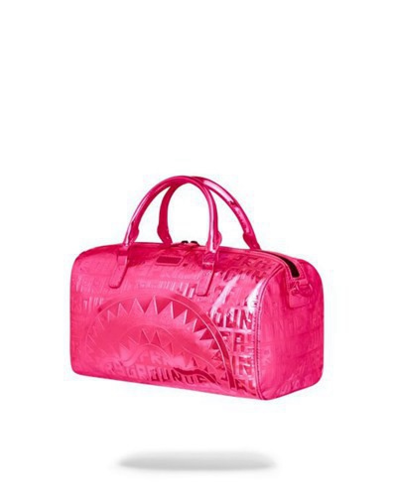 Pink Sprayground Infiniti Pink Diamond Mini Duffle Bags | 60872-HRZL