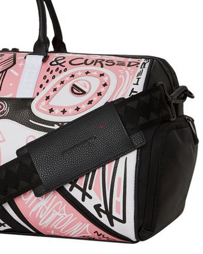 Pink Sprayground Jadore Duffle Bags | 35870-EACL