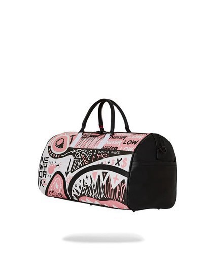 Pink Sprayground Jadore Duffle Bags | 35870-EACL